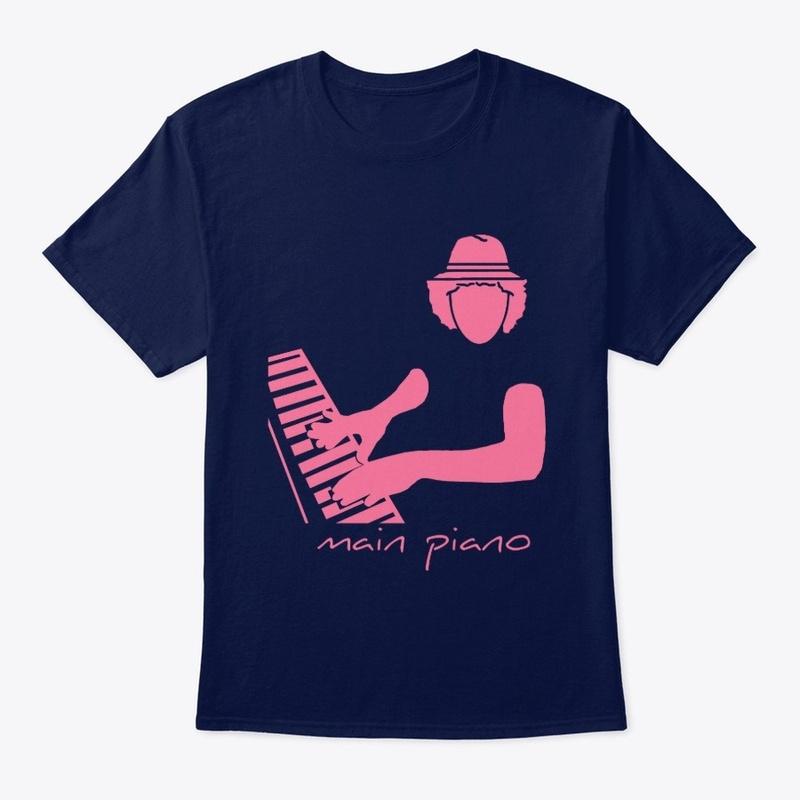 Main Piano T-Shirt (Pink Logo)